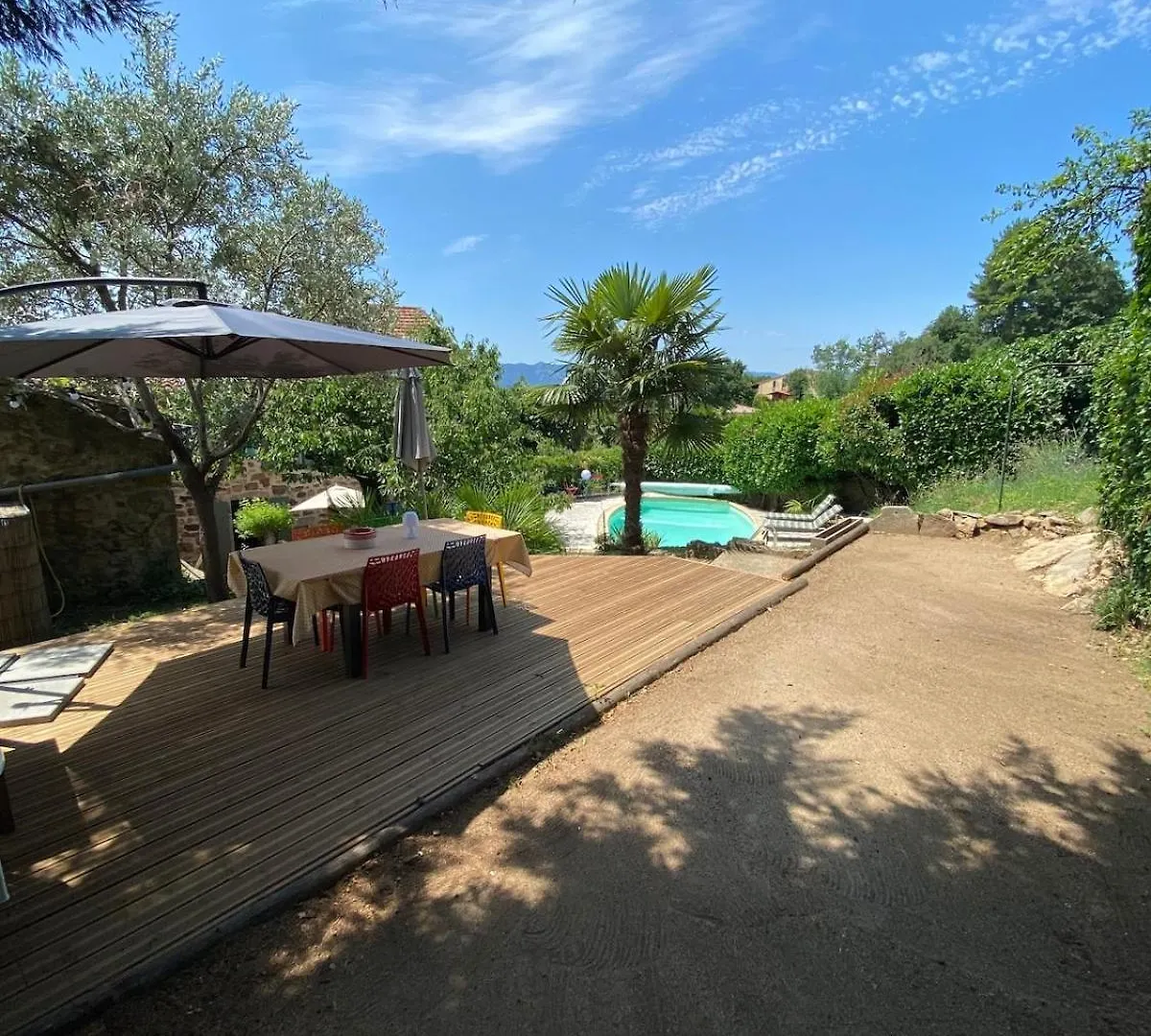 Belle Maison En Pierre Avec Piscine Ucel